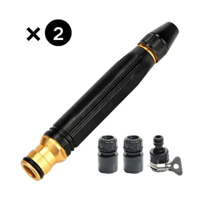 🚿 Heavy Duty Hose Nozzle | Adjustable Twist Jet Sweeper - 2 PCS