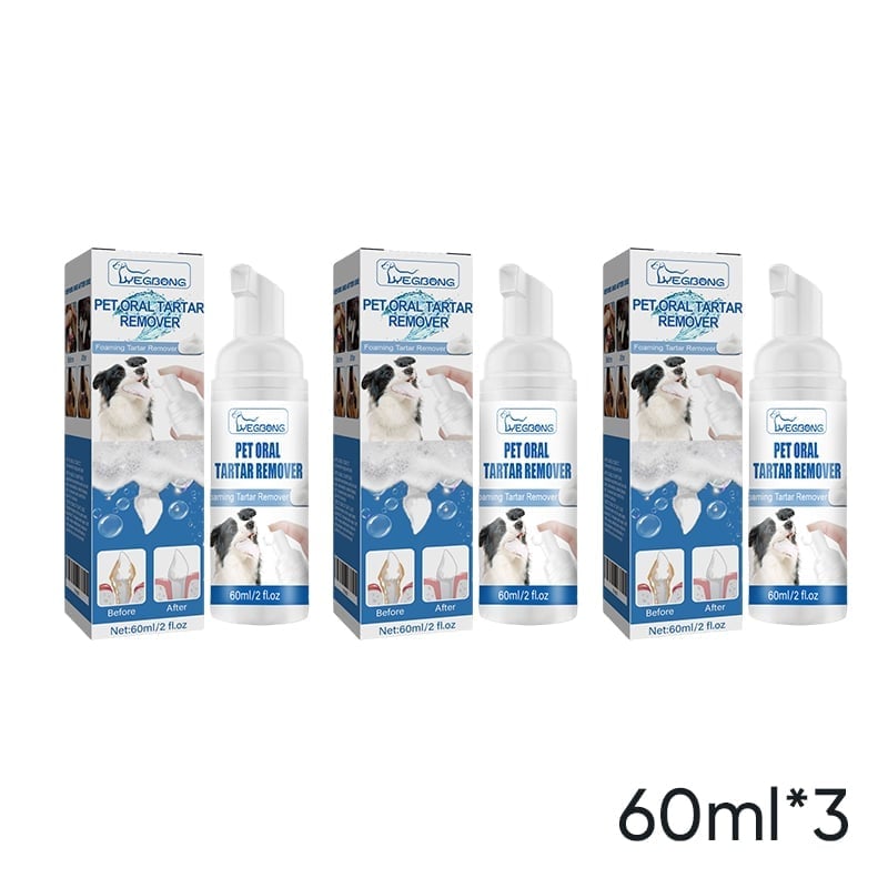 Tartar Control Pet Dental Spray for Fresh Breath - 3 bottles